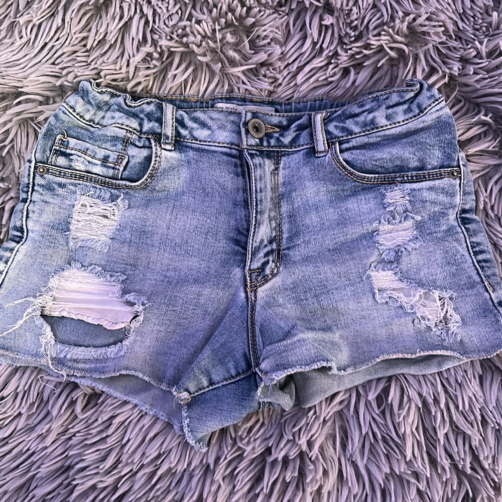 Zara kids jean shorts